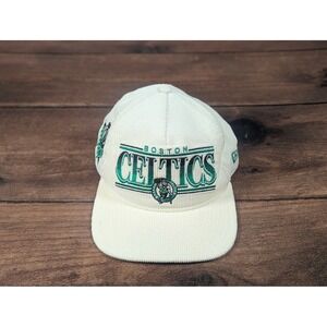 New Era Cream and Green Celtics Hat